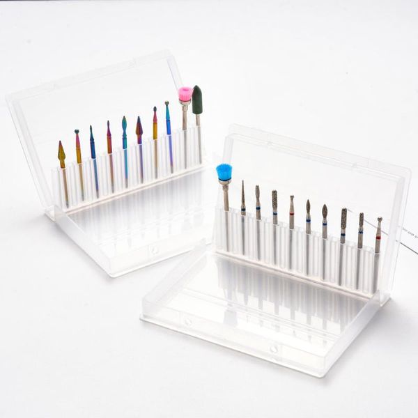 nail art equipment 10 pieces tungsten carbide tools drill bit set manicure milling cutter sanding pedicure electric accessories, Silver
nail art equipment 10 pieces tungsten carbide tools drill bit set manicure milling cutter sanding pedicure electric accessories, Silver