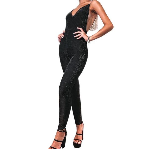 casual romper women solid slim shiny jumpsuit pants trousers sling deep v neck backless skinny stretch fitness club clothes women's jum, Black;white
casual romper women solid slim shiny jumpsuit pants trousers sling deep v neck backless skinny stretch fitness club clothes women's jum, Black;white