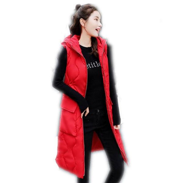 women's vests arrival 2021 fashion autumn winter women long waistcoat office lady female with big pockets vest warm hooded outerwear q3, Black;white
women's vests arrival 2021 fashion autumn winter women long waistcoat office lady female with big pockets vest warm hooded outerwear q3, Black;white