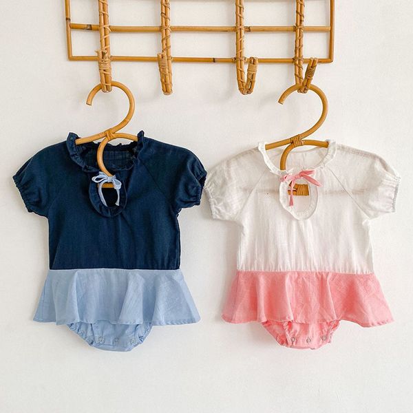 summer baby girls rompers short sleeve jumpsuit clothes girls rompers casual kids baby girl clothes rompers, Blue
summer baby girls rompers short sleeve jumpsuit clothes girls rompers casual kids baby girl clothes rompers, Blue