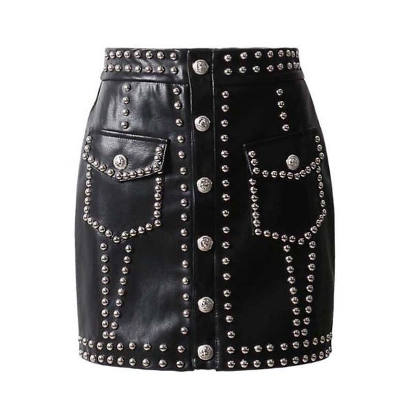 skirts factory heavy rivets pu leather high waist single breasted mini skirt for women punk style beading wq1489 dropship, Black
skirts factory heavy rivets pu leather high waist single breasted mini skirt for women punk style beading wq1489 dropship, Black