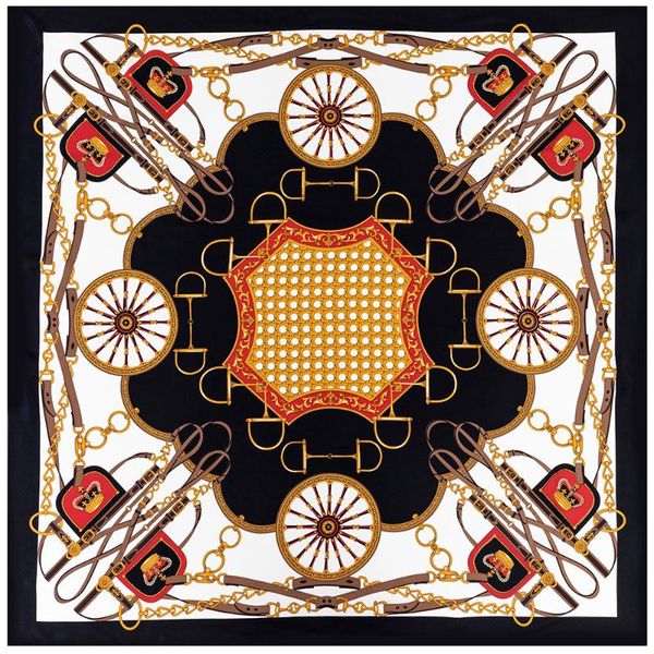 scarves 130cm brand 100% silk scarf women large shawls melt belt print stoles square bandana luxury kerchief hijab female foulards, Blue;gray 
scarves 130cm brand 100% silk scarf women large shawls melt belt print stoles square bandana luxury kerchief hijab female foulards, Blue;gray