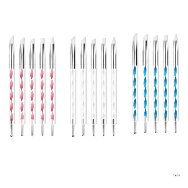 nail art kits 5pcs sculpture pen dual tipped nails polish carving silicone tip brushes craft embossing tools
nail art kits 5pcs sculpture pen dual tipped nails polish carving silicone tip brushes craft embossing tools