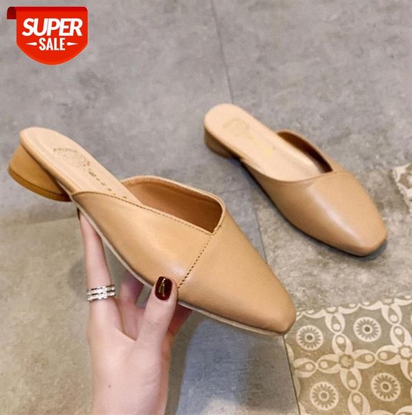 baotou half slippers women outer wear fashion solid color work shoes lazy care korean version of #u45j, Black
baotou half slippers women outer wear fashion solid color work shoes lazy care korean version of #u45j, Black