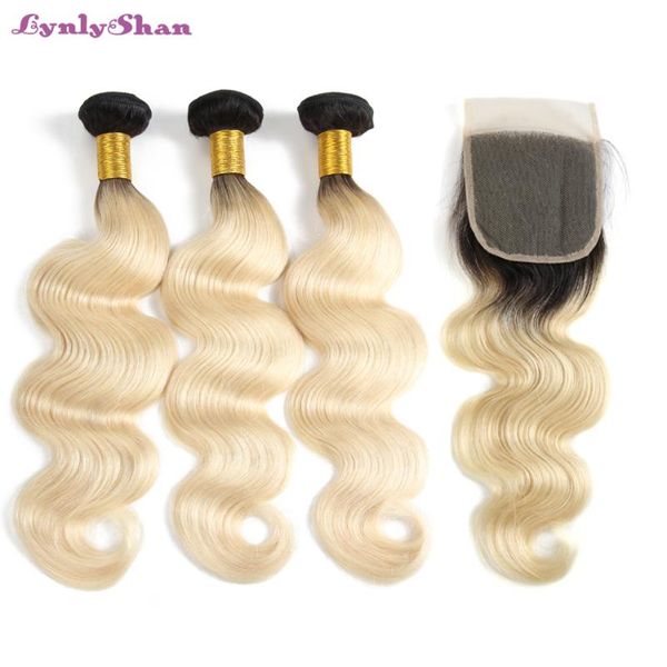 human hair bulks lynlyshan 1b/613 body wave bundles with closure malaysian weave blonde lace 100 remy, Black
human hair bulks lynlyshan 1b/613 body wave bundles with closure malaysian weave blonde lace 100 remy, Black