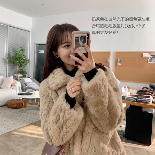 women's fur & faux 2021 fashion winter women coat lady slim long sleeve lamb jacket casaco feminino fluffy overcoats o45, Black
women's fur & faux 2021 fashion winter women coat lady slim long sleeve lamb jacket casaco feminino fluffy overcoats o45, Black