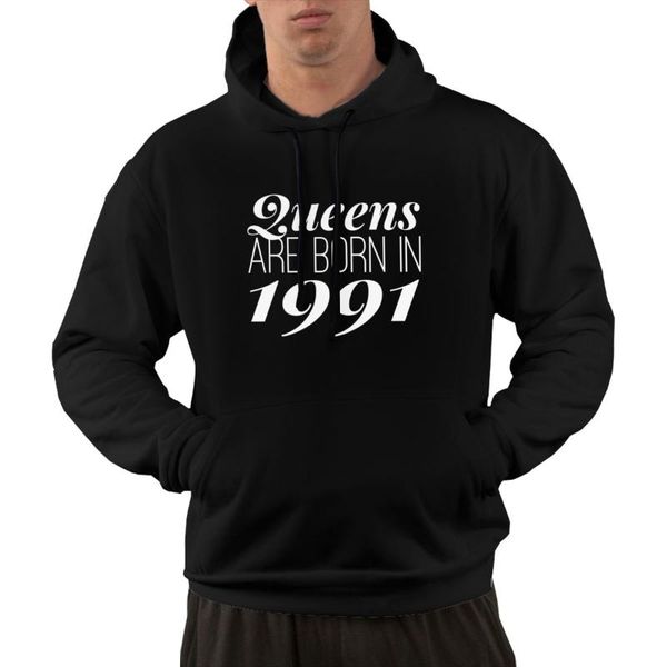 men's hoodies & sweatshirts queens are in 1991 printed oversized men gym clothing polyester goth tee streetwear, Black
men's hoodies & sweatshirts queens are in 1991 printed oversized men gym clothing polyester goth tee streetwear, Black