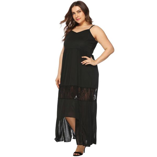 dresses for women large size jupe femme women's irregular lace patchwork waist slimming sling dress split floor length casual, Black;gray
dresses for women large size jupe femme women's irregular lace patchwork waist slimming sling dress split floor length casual, Black;gray