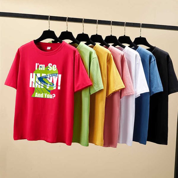 verhellen 100% cotton simple women tshirt letter short sleeve o-neck girl t-shirt tees summer fashion harajuku 210706, White
verhellen 100% cotton simple women tshirt letter short sleeve o-neck girl t-shirt tees summer fashion harajuku 210706, White