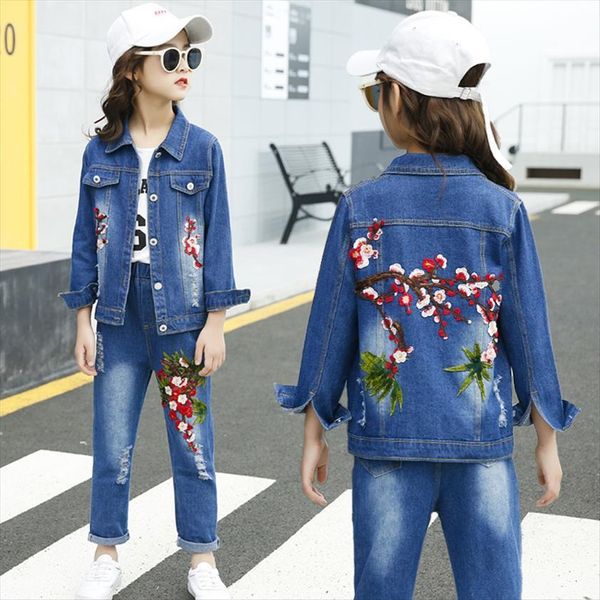 teen girls clothes for 8 10 11 13 14 years autumn clothing set jacket jeans pants 2pcs embroidered denim coat, White
teen girls clothes for 8 10 11 13 14 years autumn clothing set jacket jeans pants 2pcs embroidered denim coat, White