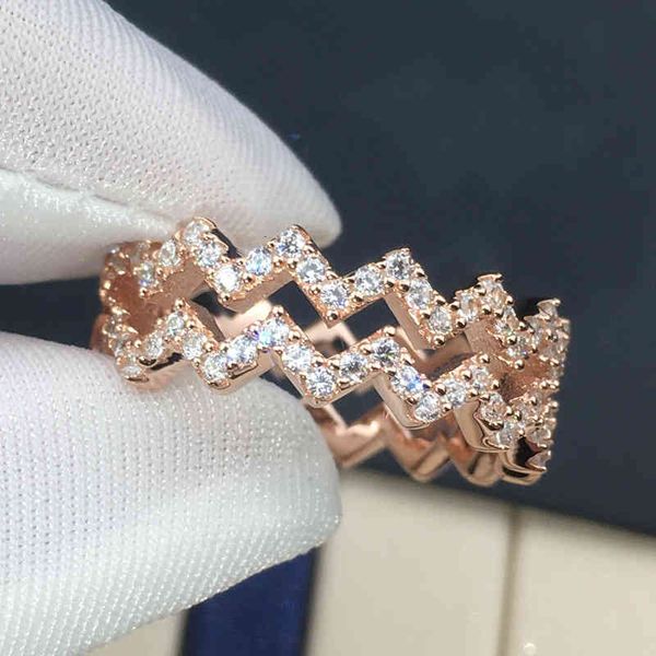 band rings finger version a family s925 sterling silver women's diamond inlaid double-layer wave personalized index headpiece
band rings finger version a family s925 sterling silver women's diamond inlaid double-layer wave personalized index headpiece