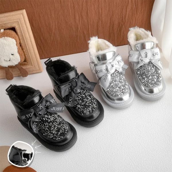 boots fashion butterfly-knot kids 2021 winter snow plush warm baby girls shoes bling design ankle short boot flat with, Black;grey
boots fashion butterfly-knot kids 2021 winter snow plush warm baby girls shoes bling design ankle short boot flat with, Black;grey
