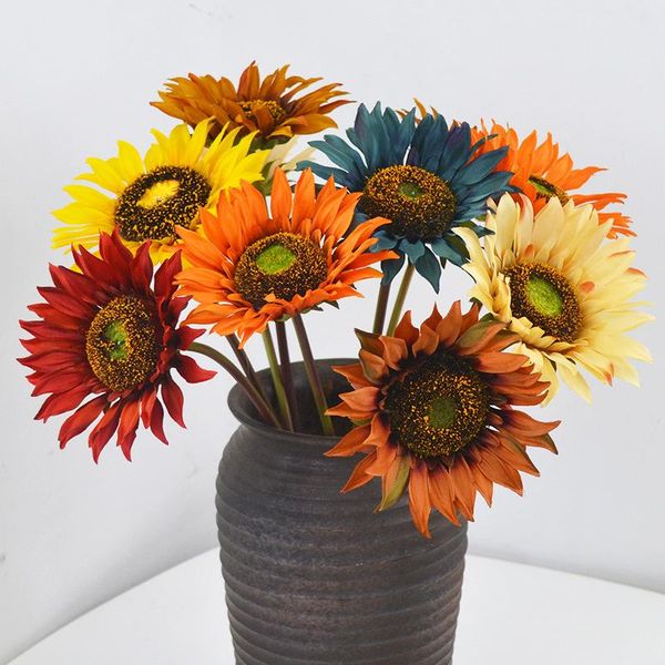 decorative flowers & wreaths multi colors artificial sunflower home bedroom ornaments wedding decoration red blue yellow silk fake flower bo
decorative flowers & wreaths multi colors artificial sunflower home bedroom ornaments wedding decoration red blue yellow silk fake flower bo