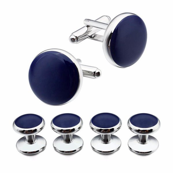 brand hawson fashion jewelry dress shirt for men's cufflinks tuxedo studs set gift box, Silver
brand hawson fashion jewelry dress shirt for men's cufflinks tuxedo studs set gift box, Silver