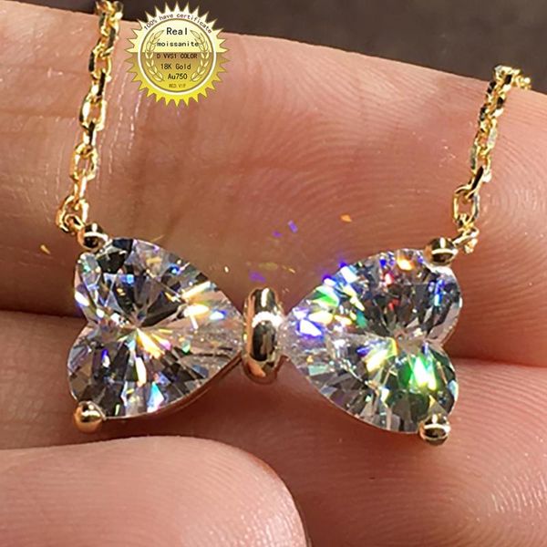 chains 14k au585 gold women pendants necklaces moissanite diamond 0.5 1 2 3 4 5 heart bowknot wedding engagement party gift, Silver
chains 14k au585 gold women pendants necklaces moissanite diamond 0.5 1 2 3 4 5 heart bowknot wedding engagement party gift, Silver