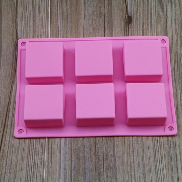 craft tools 1pc handmade 6 holes lovely square silicone soap mold crafts moulds fondant cake baking cooking #xj0056
craft tools 1pc handmade 6 holes lovely square silicone soap mold crafts moulds fondant cake baking cooking #xj0056