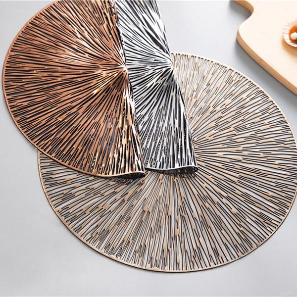 mats & pads 6pcs/set kitchen gold silver round placemats pvc table creative dining coasters set coffee cup pad
mats & pads 6pcs/set kitchen gold silver round placemats pvc table creative dining coasters set coffee cup pad