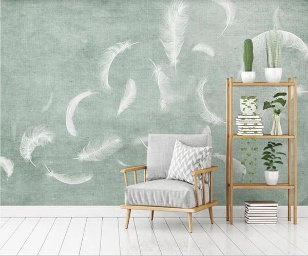 customized large mural / wallpaper modern minimalist white feather tv sofa background wall wallpapers
customized large mural / wallpaper modern minimalist white feather tv sofa background wall wallpapers
