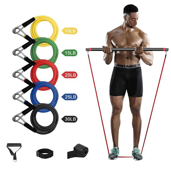 fitness sport pilates bar gym workout stick exercise with resistance bands body building strength training yoga rope
fitness sport pilates bar gym workout stick exercise with resistance bands body building strength training yoga rope