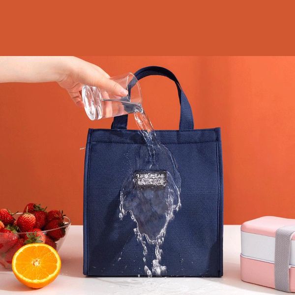 storage bags quality waterproof insulation lunch box bag home student tote aluminum foil oxford cloth picnic solid colo 
storage bags quality waterproof insulation lunch box bag home student tote aluminum foil oxford cloth picnic solid colo