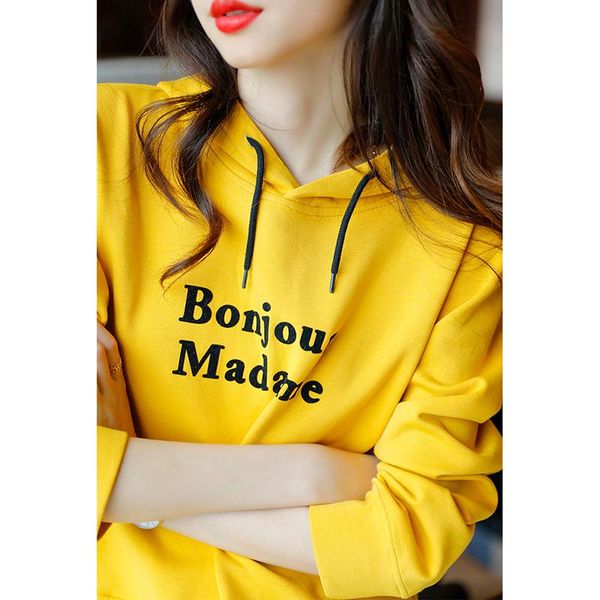 women's hoodies & sweatshirts autumn 2021 fashion thin letter print high-end hoodie design sense small women, Black
women's hoodies & sweatshirts autumn 2021 fashion thin letter print high-end hoodie design sense small women, Black
