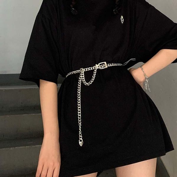 belts punk hip hop women metal gold silver waist strap thick chain for jeans trousers casual ladies female waistband, Black;brown
belts punk hip hop women metal gold silver waist strap thick chain for jeans trousers casual ladies female waistband, Black;brown