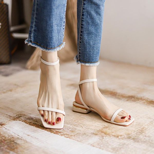 slippers lmcavasun summer strap square toe women sandals low thin heel casual slides, Black
slippers lmcavasun summer strap square toe women sandals low thin heel casual slides, Black