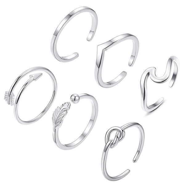 wedding rings 6-pack silver ring surf leaf love wild temperament woman hand jewelry, Slivery;golden
wedding rings 6-pack silver ring surf leaf love wild temperament woman hand jewelry, Slivery;golden