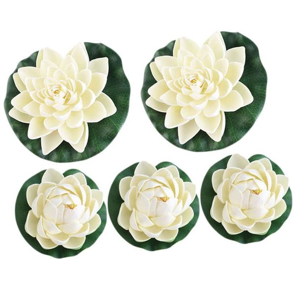 5pcs fashion and creative artificial pond plants lotus lilies (white) decorative flowers & wreaths
5pcs fashion and creative artificial pond plants lotus lilies (white) decorative flowers & wreaths