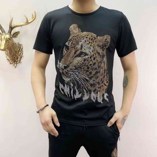 tee black piercing animal gold printing joint man-jacket vetement homme tender strip chandal suit clothing, White;black
tee black piercing animal gold printing joint man-jacket vetement homme tender strip chandal suit clothing, White;black