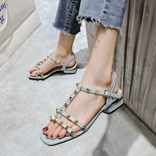 sandals 2021 summer ladies rivet thick heel roman shoes fashionable and comfortable all-match fairy style wear-resistant, Black
sandals 2021 summer ladies rivet thick heel roman shoes fashionable and comfortable all-match fairy style wear-resistant, Black