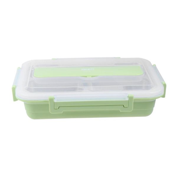 dinnerware sets 1pc 1200ml 304 stainless steel container portioned with lid one spoon 1 pair chopsticks for school work (green)
dinnerware sets 1pc 1200ml 304 stainless steel container portioned with lid one spoon 1 pair chopsticks for school work (green)