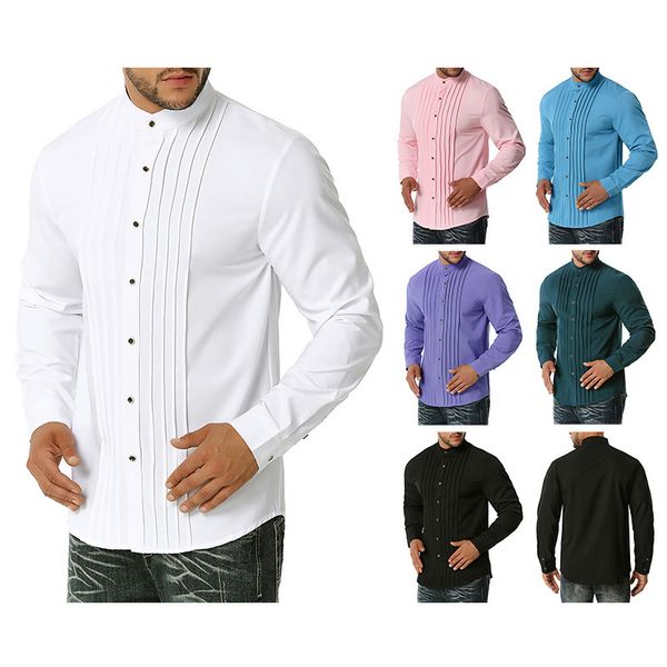 business shirt mens casual dress shirts fashion camiseta masculina fitness tuxedo shirts man clothes size s-2xl, White;black
business shirt mens casual dress shirts fashion camiseta masculina fitness tuxedo shirts man clothes size s-2xl, White;black