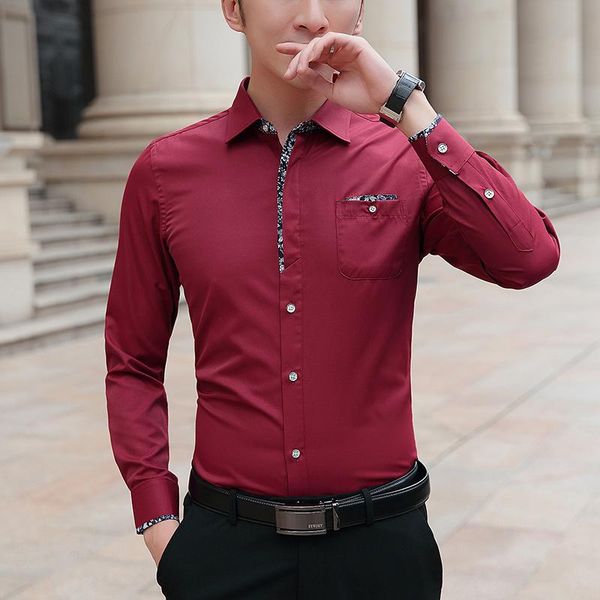 men's casual shirts autumn tide shirt long sleeve handsome business suit solid color match korean version slim inch, White;black
men's casual shirts autumn tide shirt long sleeve handsome business suit solid color match korean version slim inch, White;black