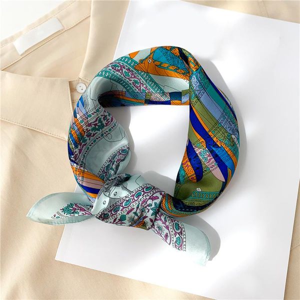 design real silk scarf women small neck hairband print square scarves bandana female foulard kerchief spring summer, Blue;gray
design real silk scarf women small neck hairband print square scarves bandana female foulard kerchief spring summer, Blue;gray