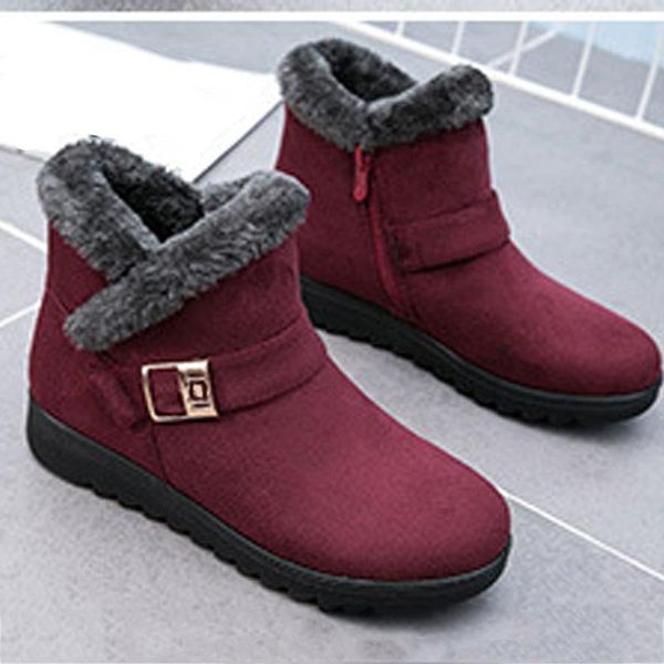 boots female winter snow plus size women plush shoes warm ankle waterproof flats boot, Black
boots female winter snow plus size women plush shoes warm ankle waterproof flats boot, Black
