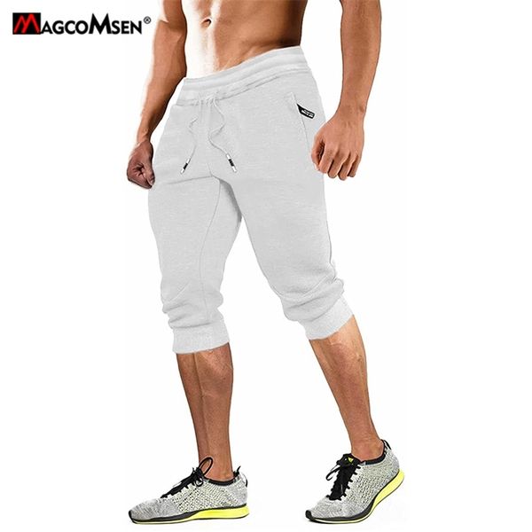 magcomsen summer joggers sweatpants men 3/4 length casual pants with zipper pockets gyms fitness workout sportswear trousers 210715, Black
magcomsen summer joggers sweatpants men 3/4 length casual pants with zipper pockets gyms fitness workout sportswear trousers 210715, Black