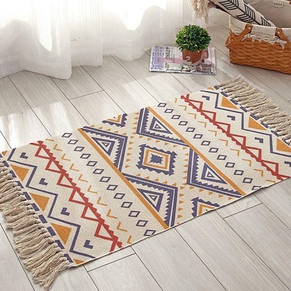 carpets nordic cotton linen hand woven rectangle area rug geometric color block carpet
carpets nordic cotton linen hand woven rectangle area rug geometric color block carpet