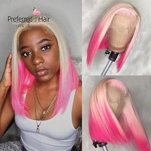lace wigs preferred pink ombre front human hair green short bob with baby pre plucked transparent for women, Black;brown
lace wigs preferred pink ombre front human hair green short bob with baby pre plucked transparent for women, Black;brown