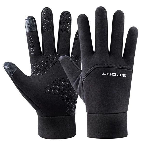 riding bicycle skiing mittens winter warm motorcycle windproof anti slip outdoor waterproof full finger sports cycling gloves, Black
riding bicycle skiing mittens winter warm motorcycle windproof anti slip outdoor waterproof full finger sports cycling gloves, Black