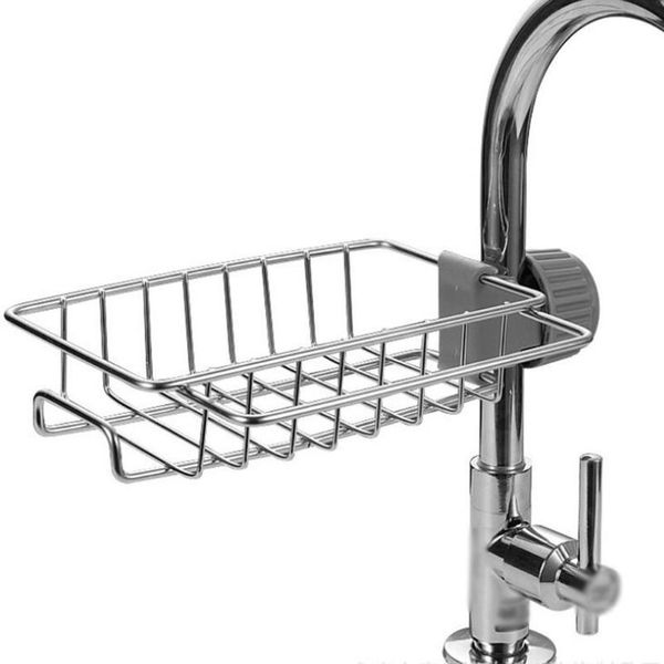 kitchen storage & organization stainless steel faucet rack sponge dish rag drain dry adjustable shelf for bathroom accessories
kitchen storage & organization stainless steel faucet rack sponge dish rag drain dry adjustable shelf for bathroom accessories