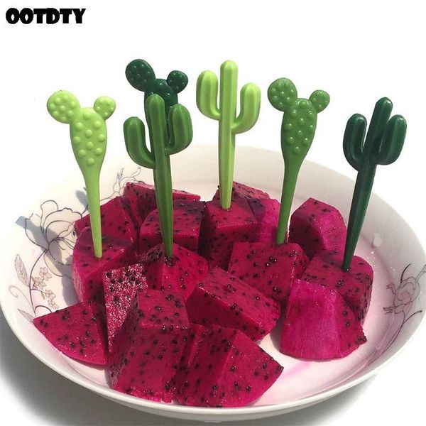 forks plastic green cactus fruit toothpick kids tableware fork picks 6pcs/pack tools
forks plastic green cactus fruit toothpick kids tableware fork picks 6pcs/pack tools