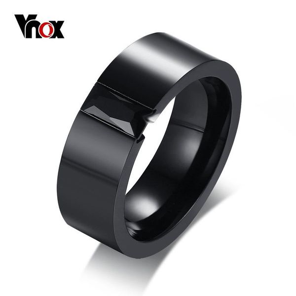 cluster rings vnox black men engagement ring 8mm stainless steel wedding bands jewelry with cz stone, Golden;silver
cluster rings vnox black men engagement ring 8mm stainless steel wedding bands jewelry with cz stone, Golden;silver