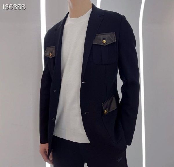 men's suits & blazers zk2127 fashion coats jackets 2021 runway luxury european design party style clothing, White;black
men's suits & blazers zk2127 fashion coats jackets 2021 runway luxury european design party style clothing, White;black