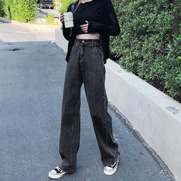 women's jeans straight women black plus size vintage boyfriend streetwear mom loose high waist denim pants maxi 2021, Blue
women's jeans straight women black plus size vintage boyfriend streetwear mom loose high waist denim pants maxi 2021, Blue