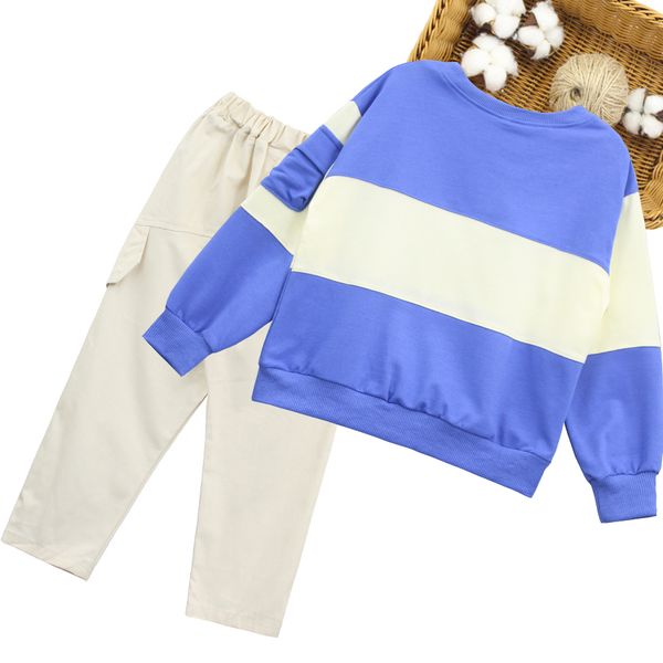 girls clothes letter sweatshirt + pants girl clothes patchwork outfits for girls casual style tracksuit kids 6 8 10 12 14, White
girls clothes letter sweatshirt + pants girl clothes patchwork outfits for girls casual style tracksuit kids 6 8 10 12 14, White
