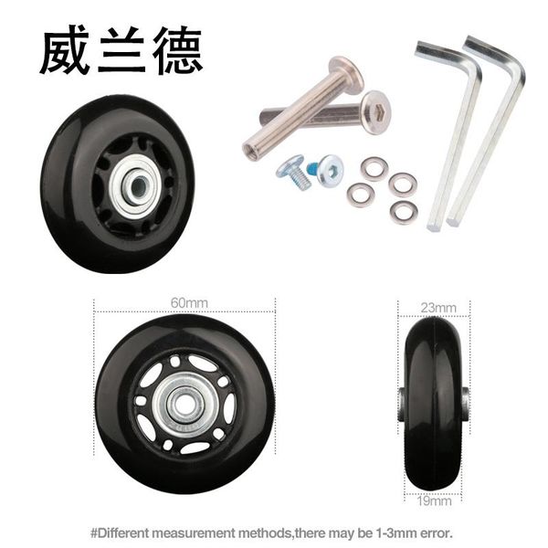 bag parts & accessories luggage wheel pu 50*22mm replacement universal password box silent, Black
bag parts & accessories luggage wheel pu 50*22mm replacement universal password box silent, Black