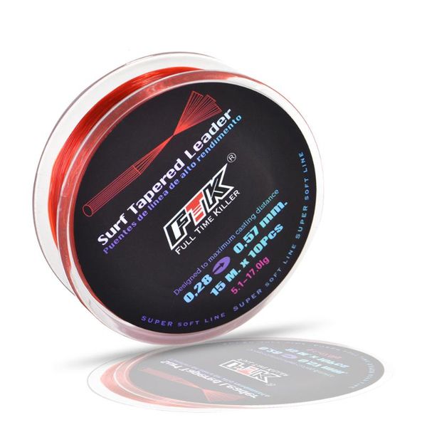 surfer tapered lead 5*15m/10*15m 0.26-4.57mm for fishing tackle with the maximum casting distance super flexible wire braid line
surfer tapered lead 5*15m/10*15m 0.26-4.57mm for fishing tackle with the maximum casting distance super flexible wire braid line