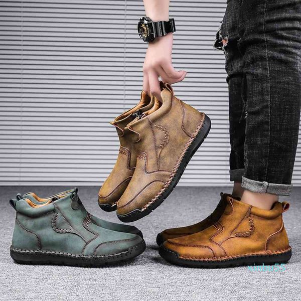 martin boots high autumn winter casual leather men's british versatile fashion work, Black
martin boots high autumn winter casual leather men's british versatile fashion work, Black