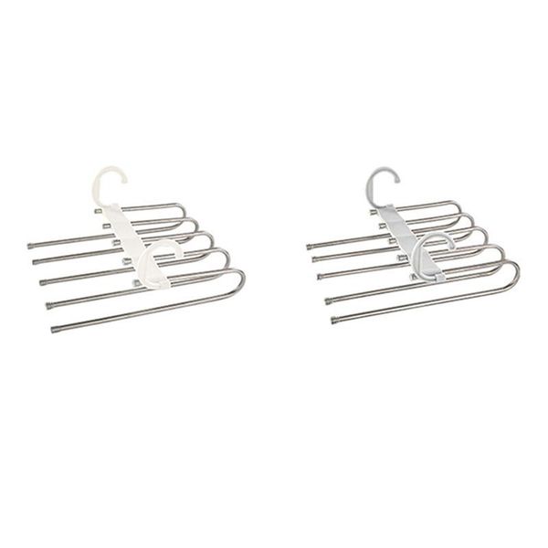 hangers & racks 5 in 1 pant rack shelves stainless steel clothes multi-functional wardrobe magic hanger
hangers & racks 5 in 1 pant rack shelves stainless steel clothes multi-functional wardrobe magic hanger